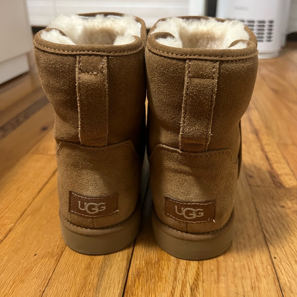 UGG Tan Suede Ankle Boots